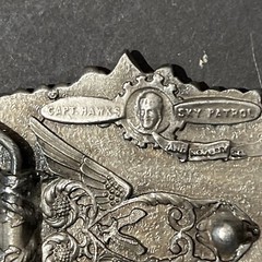 1977 “Oregon” Belt Buckle By Capt. Hawks Sky Patrol Novelty Co Pacific Northwest