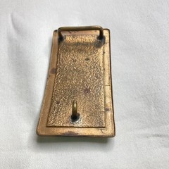 Very Rare Vintage Western Brass Saddle & Buckaroo Boots Cowboy Belt Buckle
