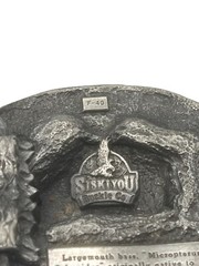 Siskiyou Bass Fishing Enamel & Metal Belt Buckle F-40