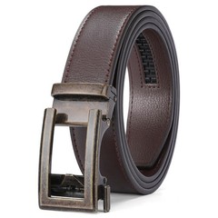 SENDEFN Men&rsquo;s Leather Casual Belt 1 3/8&Prime; 28&Prime; to 46&Prime; Waist Adjustable, Brown