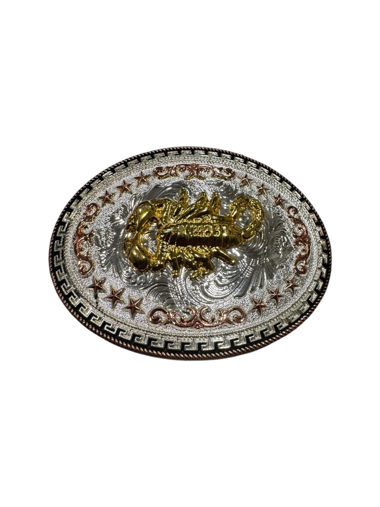 Western Cowboy Style Buckle Scorpion Hebilla Vaquera Con Alacran