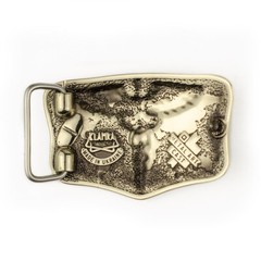 Medical german silver belt buckle Caduceus, Physician Medical Corps belt buckle