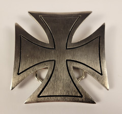 Templar Metal Cross belt buckle- Silver Star « The Originator Not The Imitator »