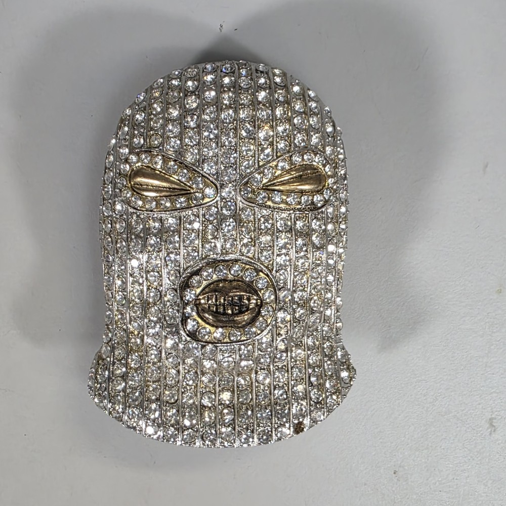 Goon Hip Hop Style Rhinestones Metal Fashion Gold Men&rsquo;s Belt Buckle