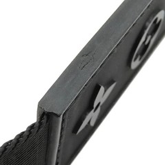 LOUIS VUITTON Belt Suntulle Skater Cotton Black Matte Black Hardware