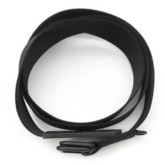 LOUIS VUITTON Belt Suntulle Skater Cotton Black Matte Black Hardware