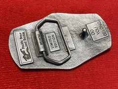 Pacific Brass And Buckle Sergeants Major Association Pewter Belt Buckle LE # 704