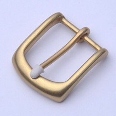 Solid Brass Belt Buckles 40mm Vintage Waistband Pin Buckle Belt Accessories 1pc