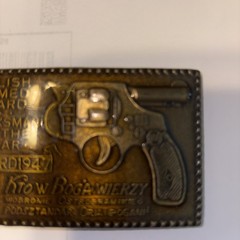 1947 POLISH ARMED GUARD MARKSMAN BELT BUCKLE TIFFANY STUDIO NY – Lewis Chicago