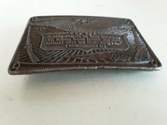 Brass Right To Keep Bear Arms Gun Rights Eagle Belt Buckle 2nd Amendment Frontie
