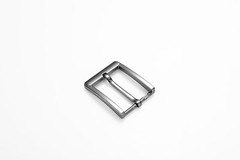 Premium Belt Buckle Men&rsquo;s 40mm Wide Silver Shiny – Belt Buckle for…