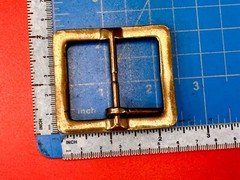Replacement Center Bar Silver Tone Dress Belt Buckle Calvin Klein Jeans