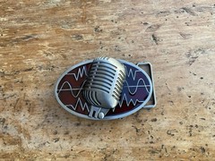 Microphone Theme Belt Buckle