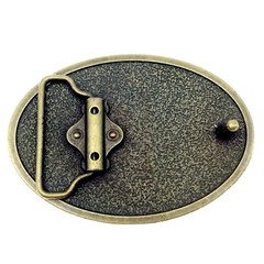 Right to Bear Arms Belt Buckle Western Coyboy Native American (RBA-02-G)