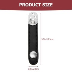 1 Set Universal Durable Cowhide Bellows Buckle with Steel for Accordion Fittings