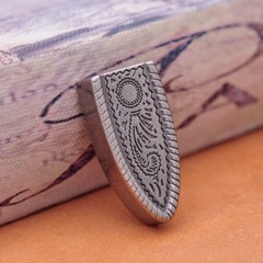 BIG Silver Flower Engraved Vintage Western Cowboy Belt Buckle Set Fit 20mm Strap