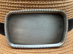 Classic Antiqued Silver Rectangle Western Cowboy Plain Simple Belt Buckle