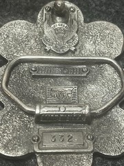 Vintage 1988 Great American Buckle Buffalo Nickel Belt Buckle Mens Western USA