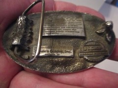 1988 J I CASE CRAWLER EXCAVATORS BELT BUCKLE – HEAVY – GW17