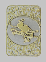 Western Cowboy Cowgirl Men Women State Texas Rode Belt Buckles Gold Silver Metal