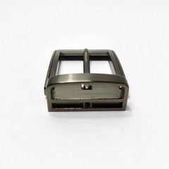 Mens Replacement Belt Buckle Gunmetal Single Prong Fits 1.5 Inch Belt