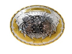 Belt Buckle Dimond letter R Cowboy Sliver,Gold,,Metal