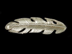 UC15102 REALLY COOL **PLANT LEAF** ART FASHION GOLDTONE BELT BUCKLE
