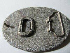 Collectible Beer Belt Buckle Red Enamel-Corona Light -Belt Buckle Bottle opener