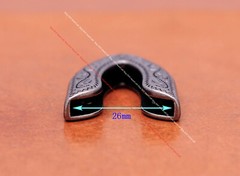 30mm Western Engraved Silver Equestrian Tack Bridle/Halter Belt Buckle 3pc Set