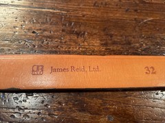 James Reid Ltd Sterling Silver Silver Belt Buckle 31-32-1.25-1”JR🦬✅