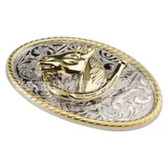 Horse Head Buckles – Super Large Alloy Smooth Buckle Belt Parts Self-Assembly