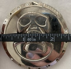 Lighter Belt Buckle Skull Biker Skeleton