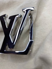 Louis Vuitton LV Initiales 40mm 1.5` Belt Buckle Silver Tone Replacement Buckle