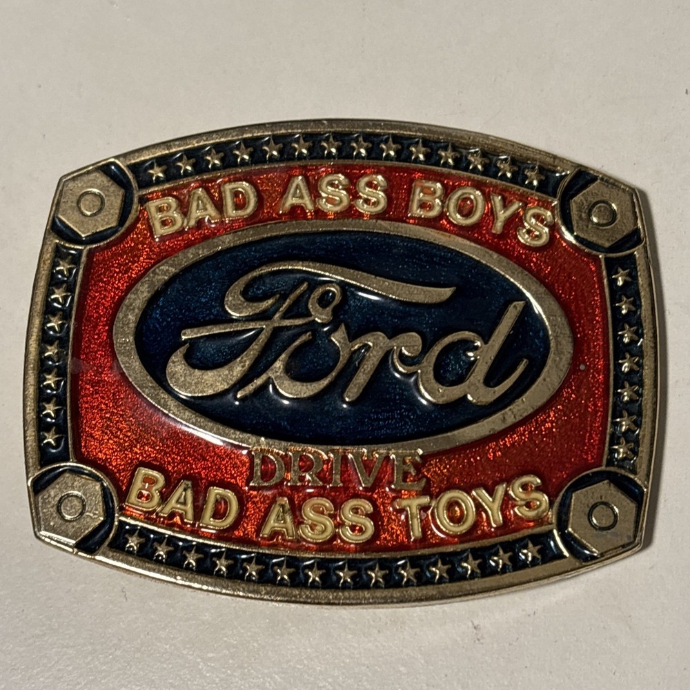 Vintage Ford trucks bad boys belt buckle for Automotive Fans Truckers Gift