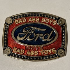 Vintage Ford trucks bad boys belt buckle for Automotive Fans Truckers Gift