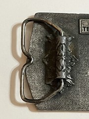 TEREX by GM Heavy Equipment Belt Buckle Silver Tone Unbranded USA 3” x 2” VTG