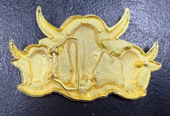 🔥 Triple Bull Head Belt Buckle – Rugged Western Power in Gold Finish 🔥