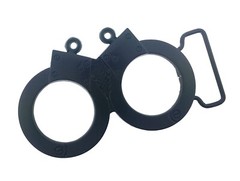 Handcuffs Belt Buckle Hand Cuff Peace Officer Police New Men Prisoners Metal