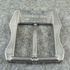 Stainless Steel Pin Belt Buckle Men&rsquo;s Belt Buckles For 1.5&Prime; Belt With Belt Loop