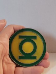 Pewter Belt Buckle Cartoon Superhero Green Lantern