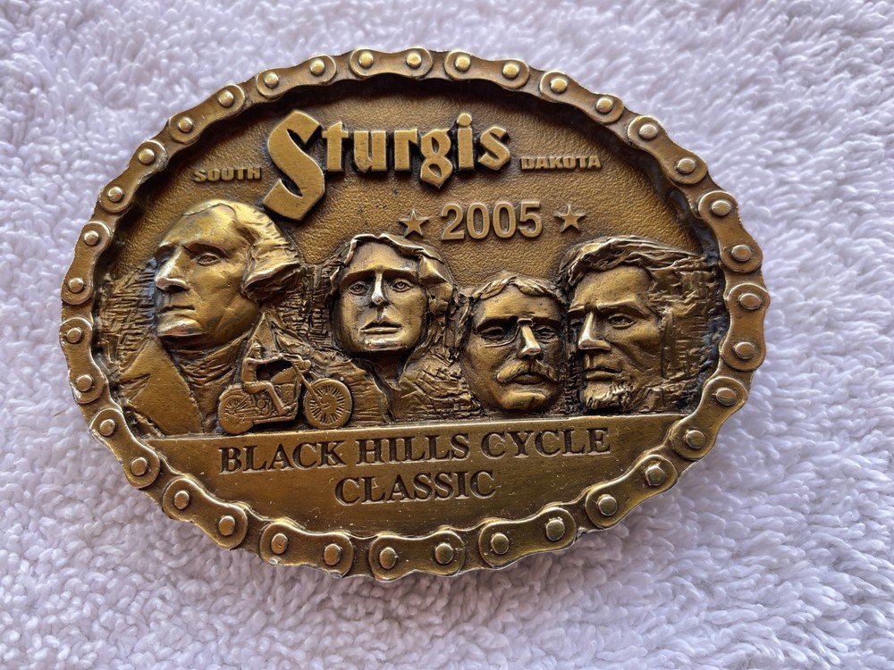 Limited Edition #3852 / 5000 STURGIS Black Hills Cycle Classic 2005 Belt Buckle