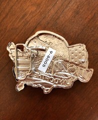 USA Land Of The Free American Bald Eagle Freedom Metal Unisex Men’s Belt Buckle