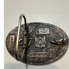 Great American Products Belt Buckle Mens OS Silver Excellent 1993 Warrior USA