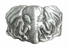 Elephant Lighter Holder Belt Buckle