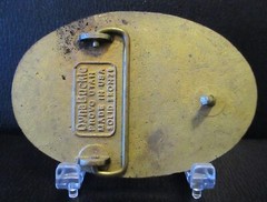 Westinghouse Electric Corporation Mining&rsquo;s Muscle Solid Brass Belt Buckle Dyna