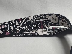 Belt Rock Guitar Music Star Studded Metal Buckle Sz 36- 40 In L