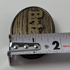 Vintage Oden ~ Brass Tone « Brian » Personalized Belt Buckle – Oval Retro Style