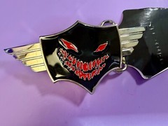 DISTURBED Creepy Face American Heavy Metal Band Logo 2009 Bravado Belt Buckle