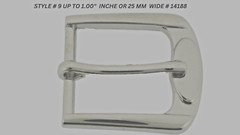 Pin Belt Buckles for Men&rsquo;s Fits 1.0″ inch 25mm Belt Watch Silver Anti Allergic