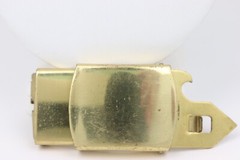 Collectible Timepiece « The Canon Buckle » Brass Belt Buckle Pat Pend California